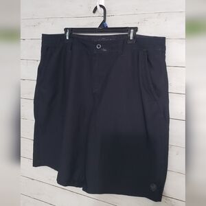 Hang Ten Black Flat Front Men's Shorts